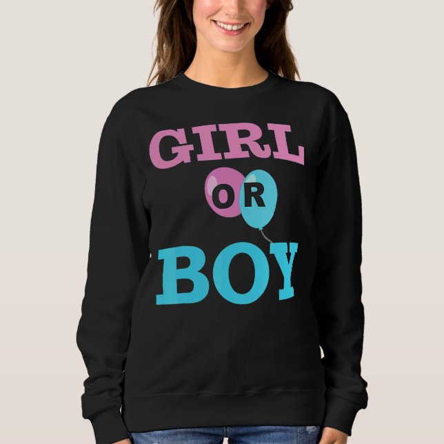 Geschlecht: Junge oder Mädchen rosa oder blaue Mam Sweatshirt (Vorderseite)