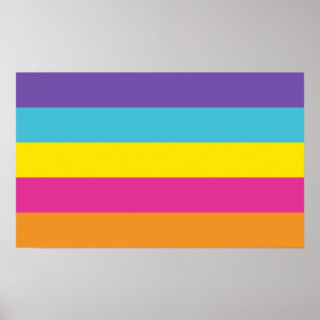 Geschlecht - Nichtbinärer Stolz Poster (Vorne)