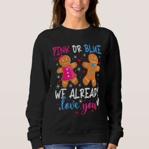 Geschlecht Niedliches Lebkuchen rosa oder blaue Li Sweatshirt