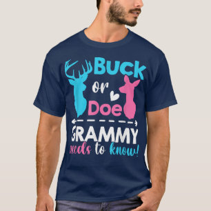 Geschlecht offenbaren buck oder muss Grammy Matte  T-Shirt