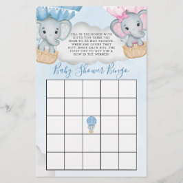 Geschlecht offenbaren Elephant Balloon Baby Shower