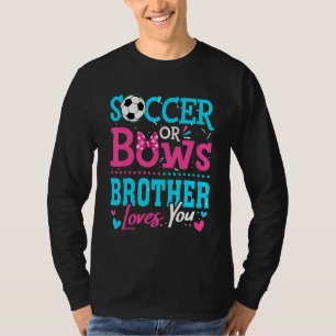 Geschlecht offenbaren Fußball oder Bögen Brüder Li T-Shirt