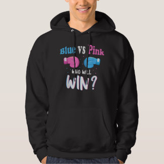 Geschlecht offenbaren Geschenke Party, blau vs ros Hoodie