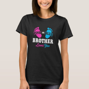 Geschlecht offenbart Brother Baby Shower Brah T-Shirt
