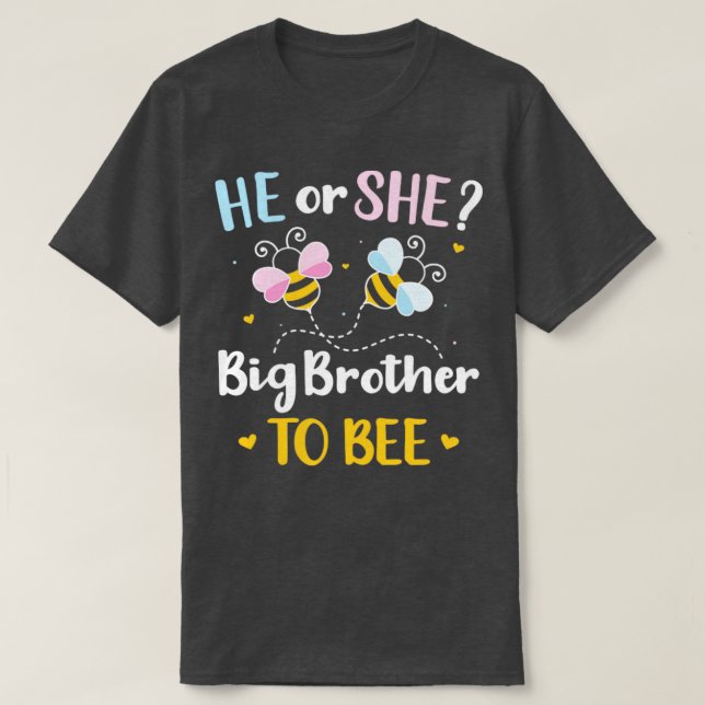 Geschlecht offenbart, dass er oder ihr Bruder den  T-Shirt (Design vorne)