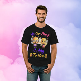 Geschlecht offenbart, dass er oder sie Daddy schwa T-Shirt