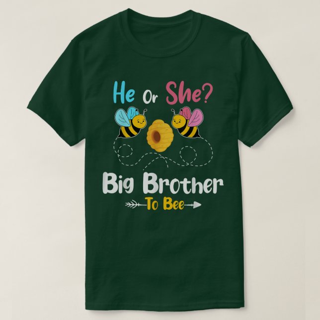 Geschlecht offenbart, dass er oder sie ein großer  T-Shirt (Design vorne)