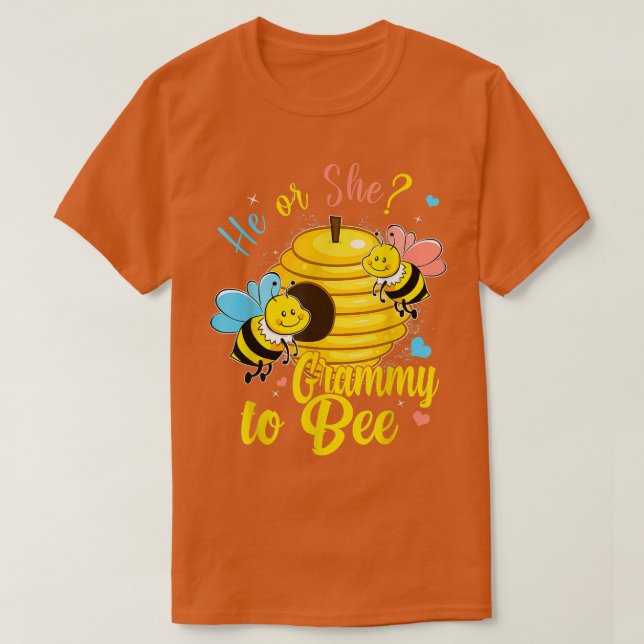 Geschlecht offenbart, dass er oder sie Grammy an B T-Shirt (Design vorne)
