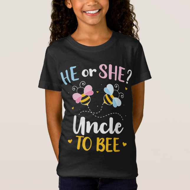 Geschlecht offenbart, dass er oder sie Onkel das F T-Shirt (Vorderseite)
