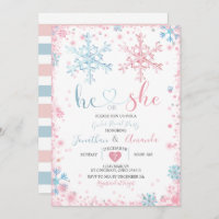 Geschlecht offenbart, dass er oder sie Schneeflock