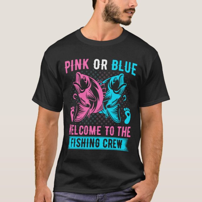 Geschlecht offenbart Fischen rosa oder blau willko T-Shirt (Vorderseite)