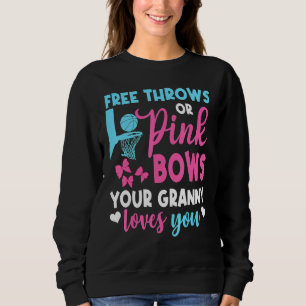 Geschlecht offenbart freie Pfeile oder rosa Bögen  Sweatshirt