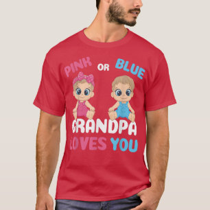 Geschlecht offenbart lustige Opa-Lieben Sie Matchi T-Shirt