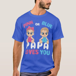 Geschlecht offenbart lustige Papa-Lieben Sie passe T-Shirt