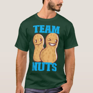 Geschlecht offenbart Mannschaftsnüsse Junge, der F T-Shirt