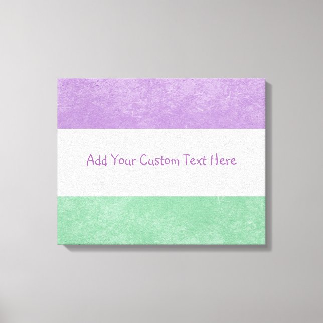 Geschlecht Quee Flag Art Canvas Print Leinwanddruck (Vorderseite)