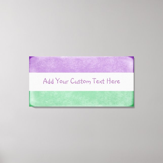 Geschlecht Quee Flag Art Canvas Print Leinwanddruck (Vorderseite)