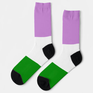 Geschlecht Quee, Lila LGBT-Streifen Socken