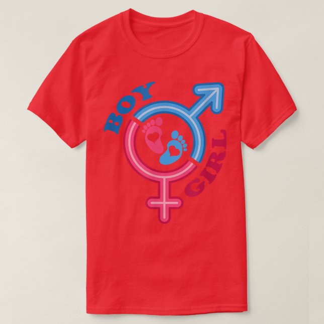 Geschlecht: Rosa oder blaue Keeper des Gender Ba T-Shirt (Design vorne)