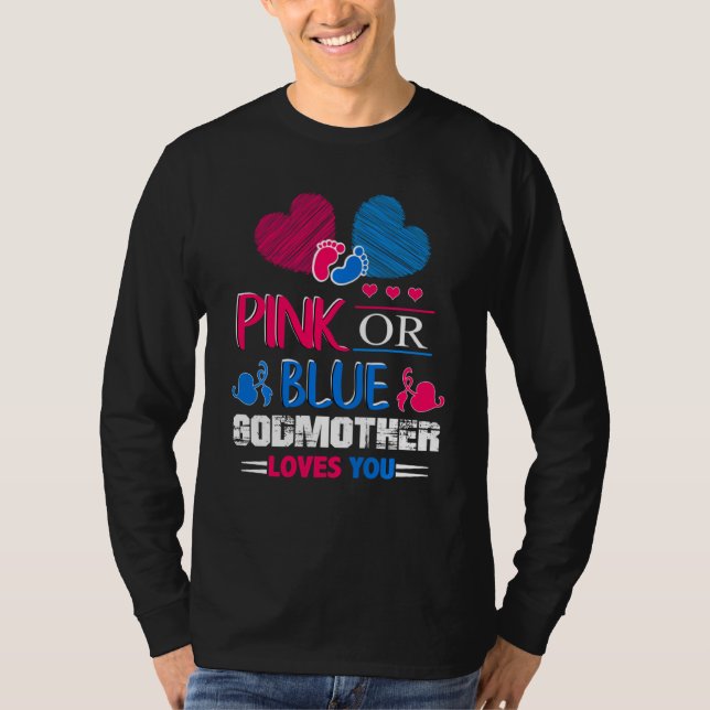 Geschlecht: Rosa oder blaue Mutter werden Lieben Y T-Shirt (Vorderseite)