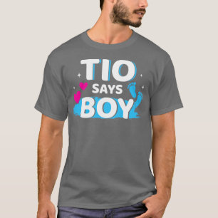 Geschlecht: tio sagt, Junge passt zu Familie Baby T-Shirt