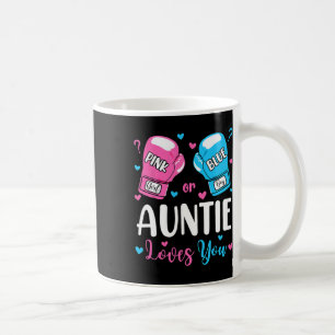 Geschlecht zeigen rosa oder blaue Lieben Sie Boxin Kaffeetasse