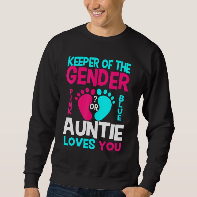 Geschlecht zeigen rosa oder blaue Lieben Sie Sweatshirt (Vorderseite)