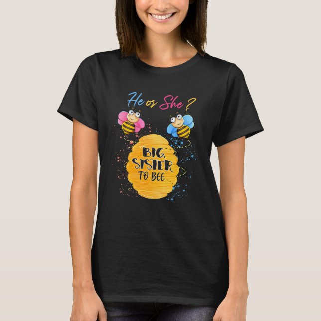 Geschlecht zeigen, was er oder sie sein wird T-Shirt (Vorderseite)