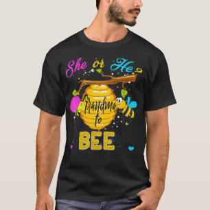 Geschlecht zeigen, was es sein wird, wenn er oder  T-Shirt