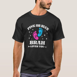Geschlecht zeigt Brah Baby Shower Brother 1 T-Shirt