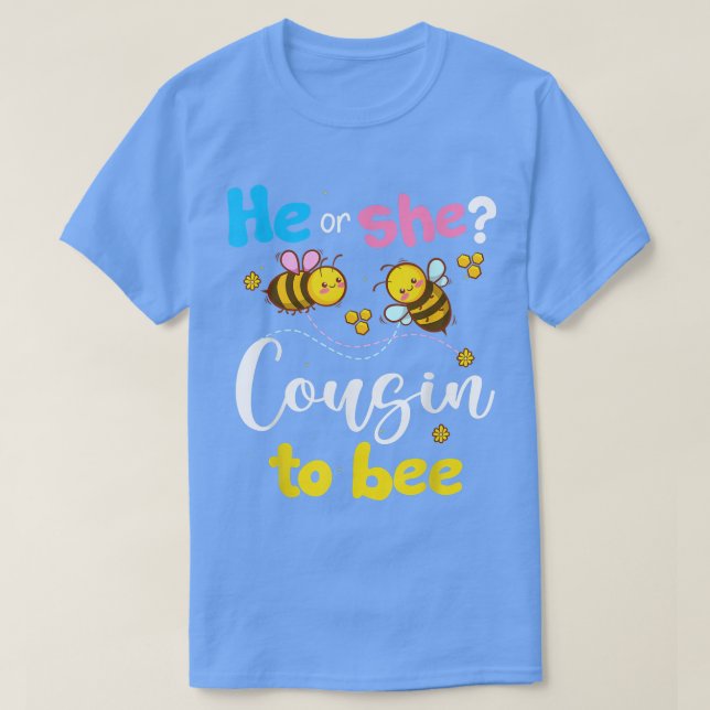 Geschlecht zeigt, dass er oder sie Cousin hat, ros T-Shirt (Design vorne)