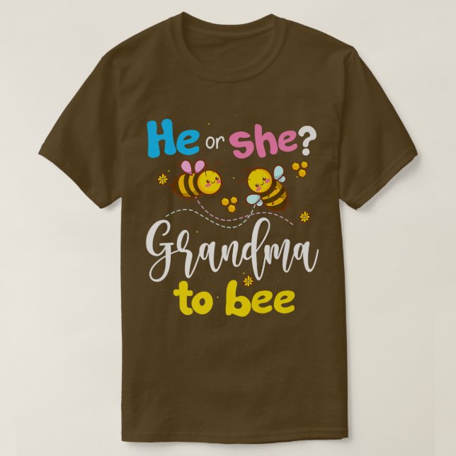 Geschlecht zeigt, dass er oder sie Oma ist, rosa o T-Shirt (Design vorne)