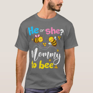 Geschlecht zeigt, dass er oder sie rosa oder blau T-Shirt