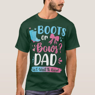 Geschlecht zeigt Stiefel oder Bögen an, die Vater  T-Shirt