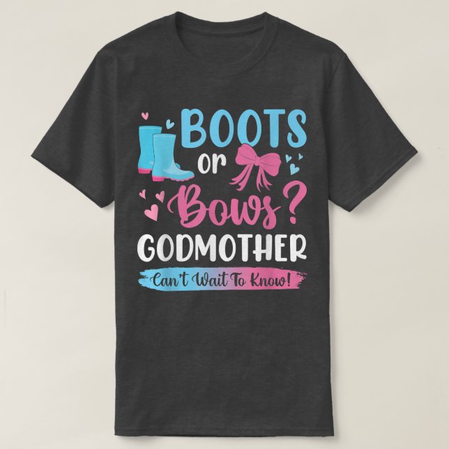 Geschlecht zeigt Stiefel oder Bögen auf, die mit d T-Shirt (Design vorne)