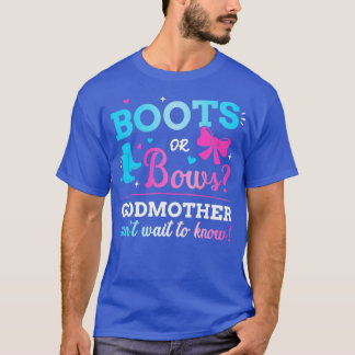 Geschlecht zeigt Stiefel oder Bögen auf, die mit d T-Shirt