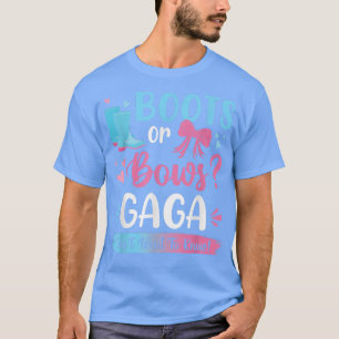 Geschlecht zeigt Stiefel oder Bögen Gaga-Matching T-Shirt
