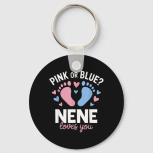 Geschlechter-Enthüllungsfeier nk oder Blue Nene li Schlüsselanhänger