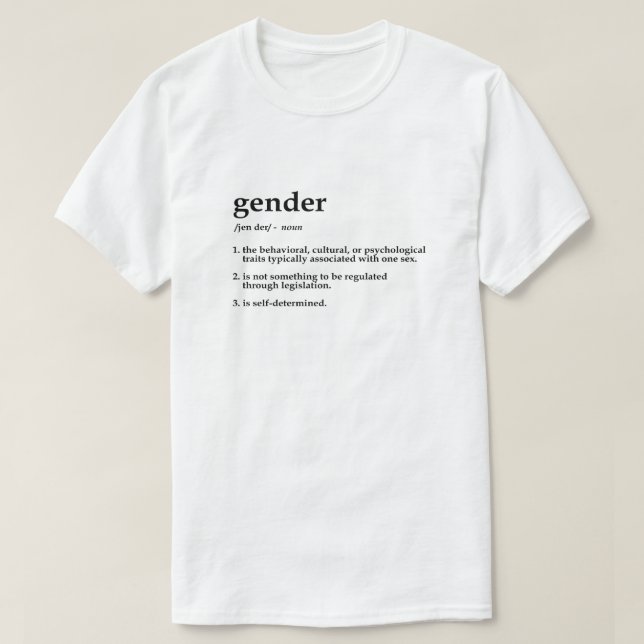 Geschlechterdefinition (leichte Shirt) LGBT-T - Sh T-Shirt (Design vorne)