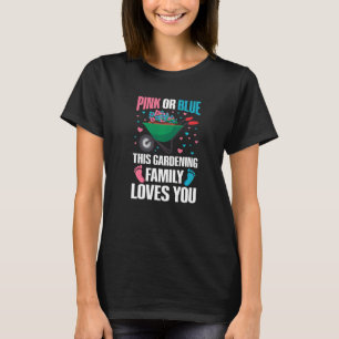 Geschlechterenthüllungszitat für Gartenarbeit für T-Shirt