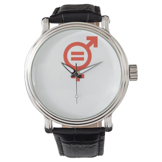 Geschlechtergleichheit Armbanduhr (Vorderseite)