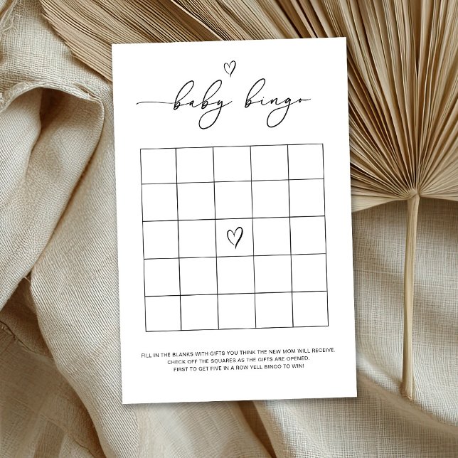 Geschlechterneutrales Baby-Bingo-Spiel (Von Creator hochgeladen)