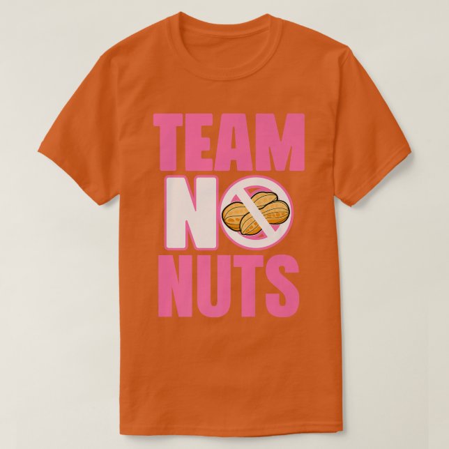 Geschlechteroffenbarung Team Girl Funny No Nuts Ma T-Shirt (Design vorne)