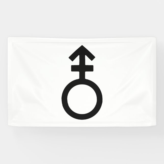 Geschlechtersymbol von Androgyne Banner (Horizontal)