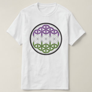 GeschlechtQueer-heilige Geometrie T-Shirt