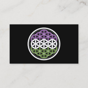 GeschlechtQueer-heilige Geometrie Visitenkarte
