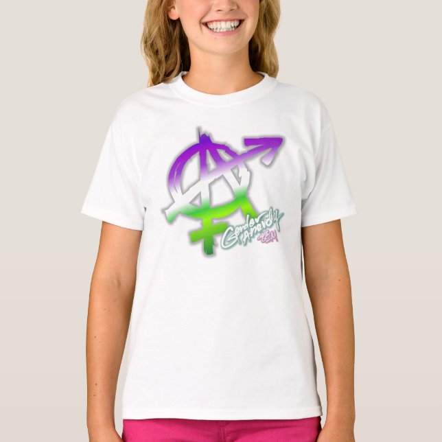 Geschlechts-Anarchie (vorderer Druck) - T-Shirt (Vorderseite)