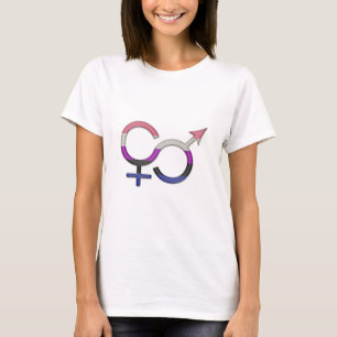 Geschlechts-Flüssigkeits-Symbol T-Shirt