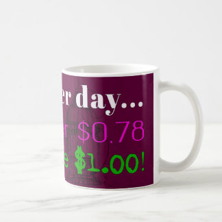 Geschlechts-Lohn-Abstands-Tasse Tasse