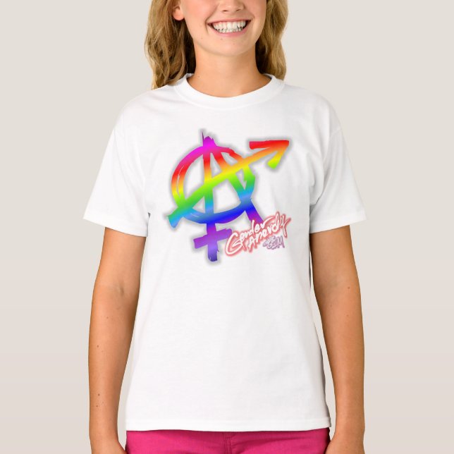 Geschlechtsangarchie (Frontabdruck) - Rainbow-Shir T-Shirt (Vorderseite)